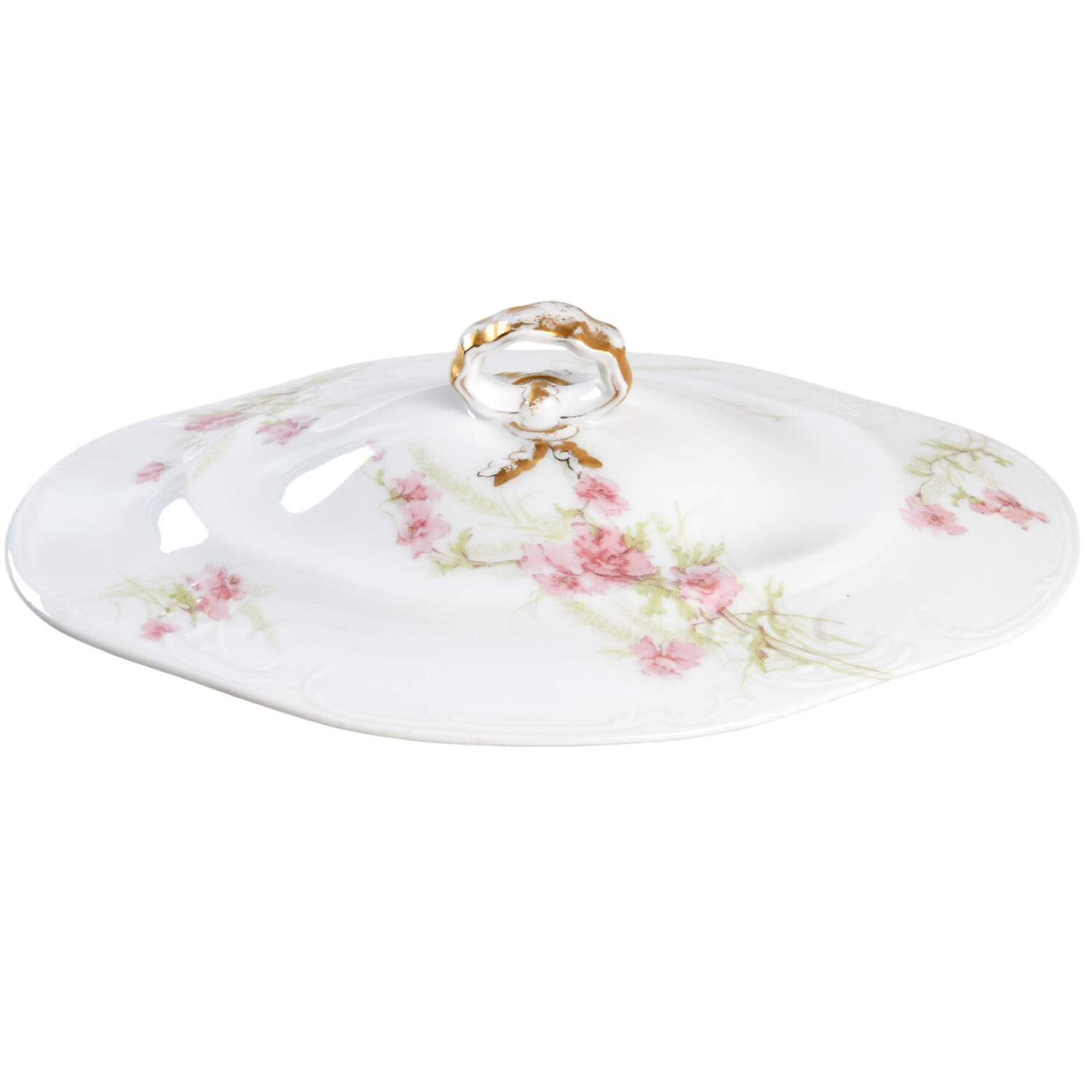 Schleiger 254 Lid for Oval Vegetable by Haviland-1