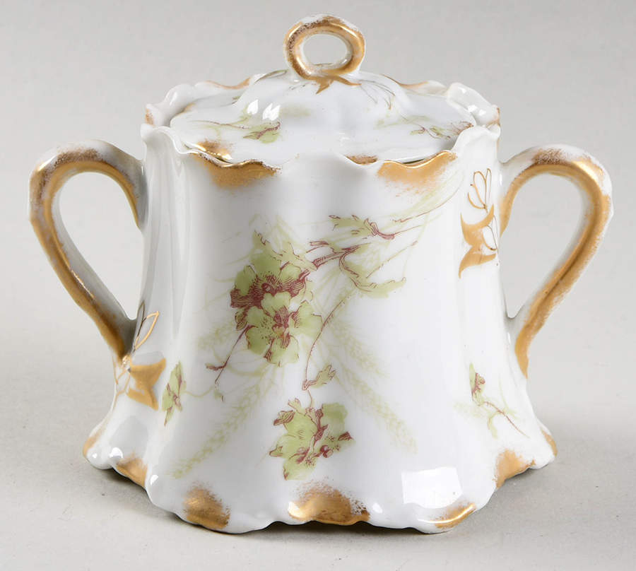 Schleiger 254A Sugar Bowl & Lid by Haviland-1