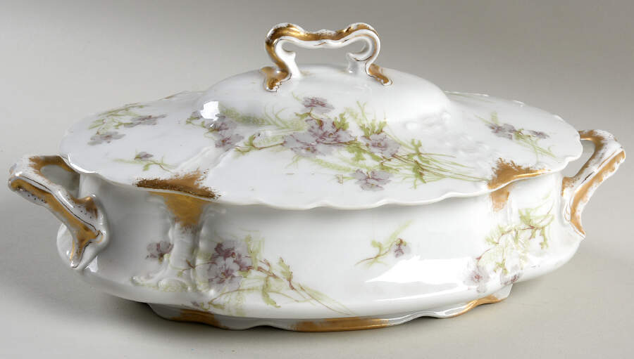 Schleiger 254L Oval Covered Vegetable by Haviland-1