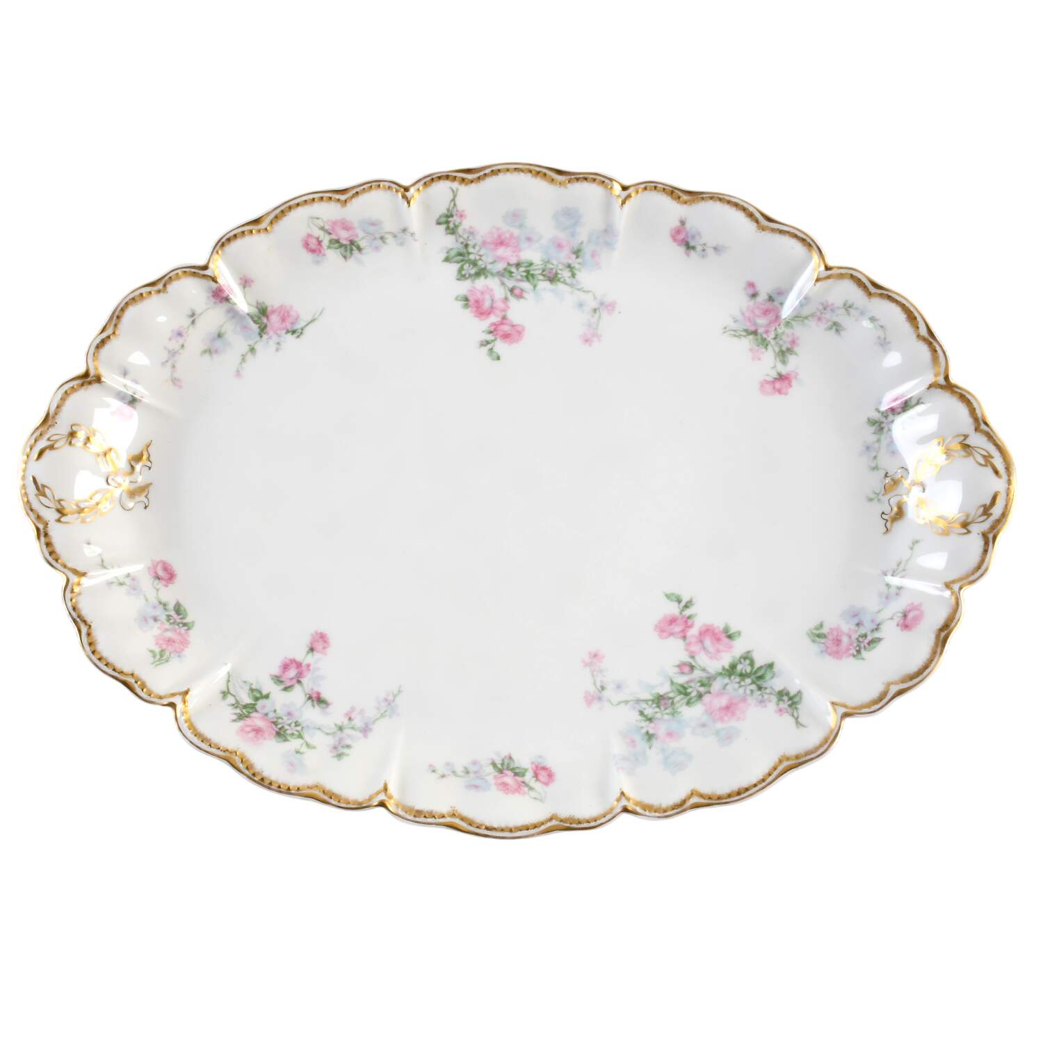 Schleiger 261 16" Oval Serving Platter by Haviland-1