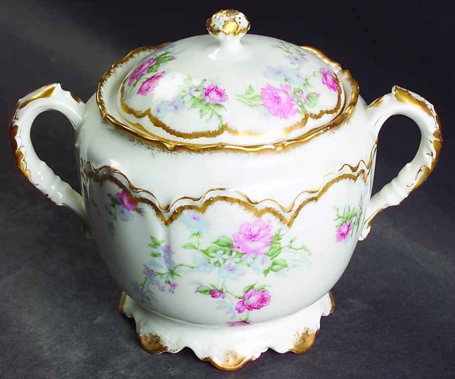 Schleiger 261 Sugar Bowl & Lid by Haviland-1