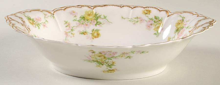Schleiger 261G 10" Oval Vegetable Bowl by Haviland-1
