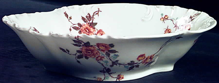 Schleiger 266 10" Oval Vegetable Bowl by Haviland-1