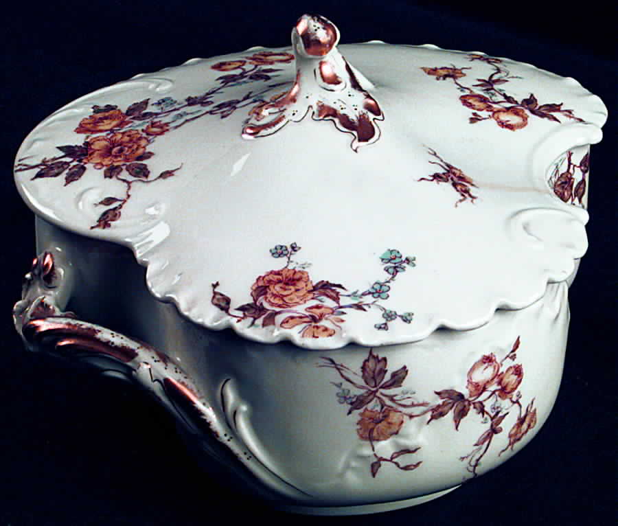 Schleiger 266 Small Round Covered Vegetable by Haviland-1