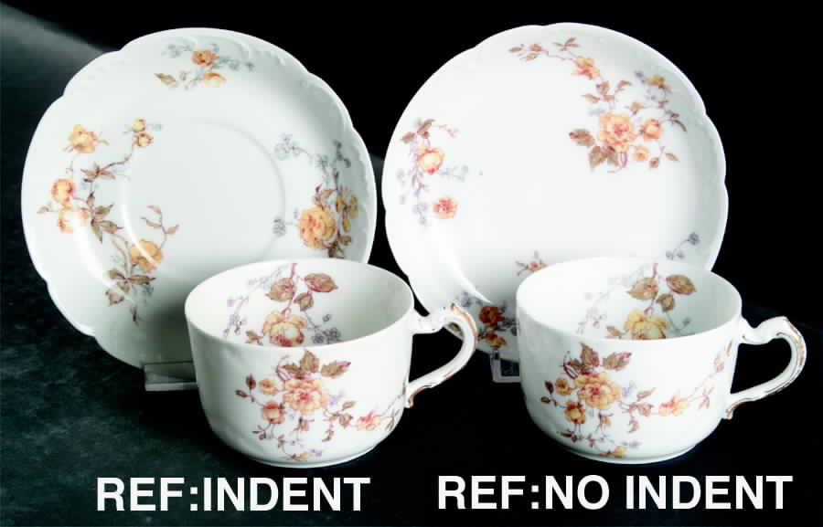 Schleiger 266 Flat Cup & Saucer Set by Haviland-1