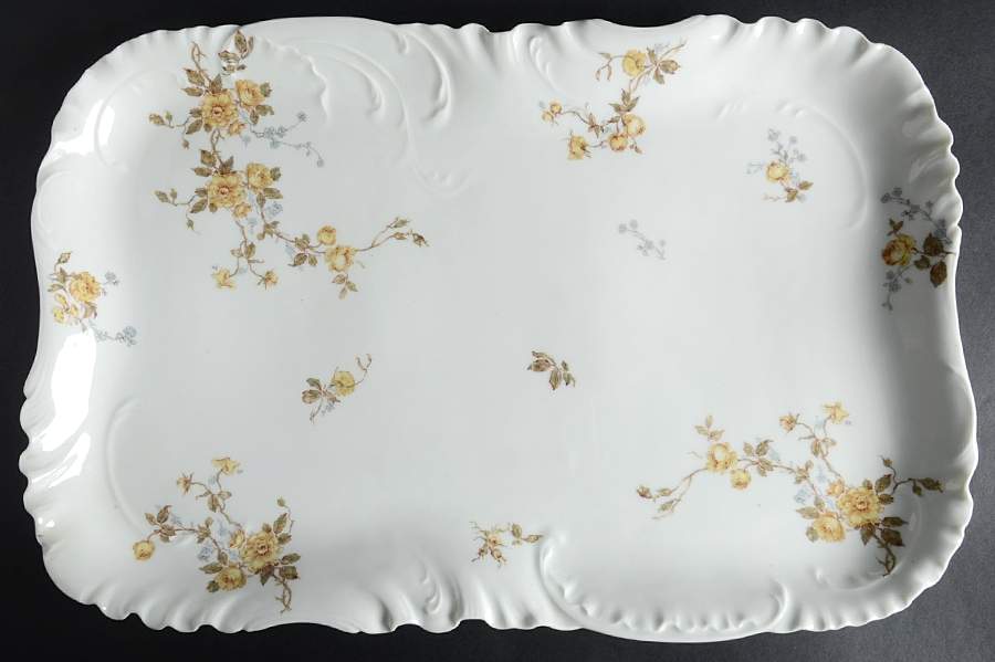 Schleiger 266 18" Rectangular Serving Platter by Haviland-1