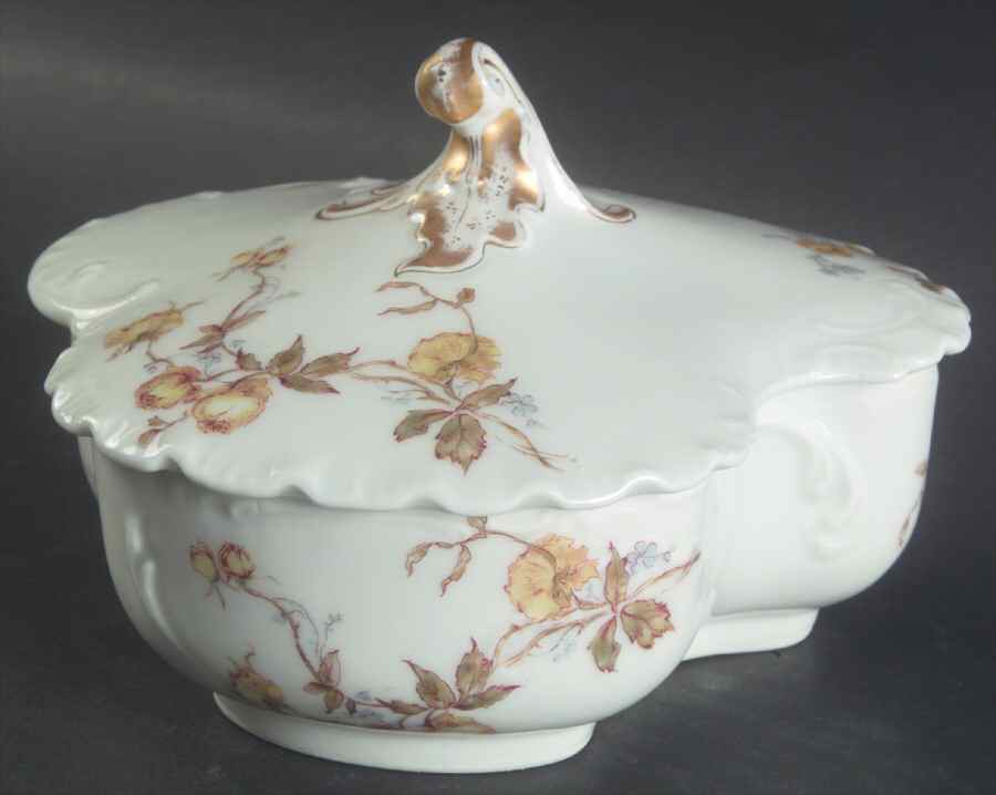 Schleiger 266 Butter Box & Lid by Haviland-1
