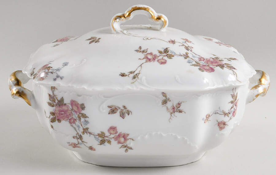 Schleiger 266B Rectangular Tureen & Lid by Haviland-1