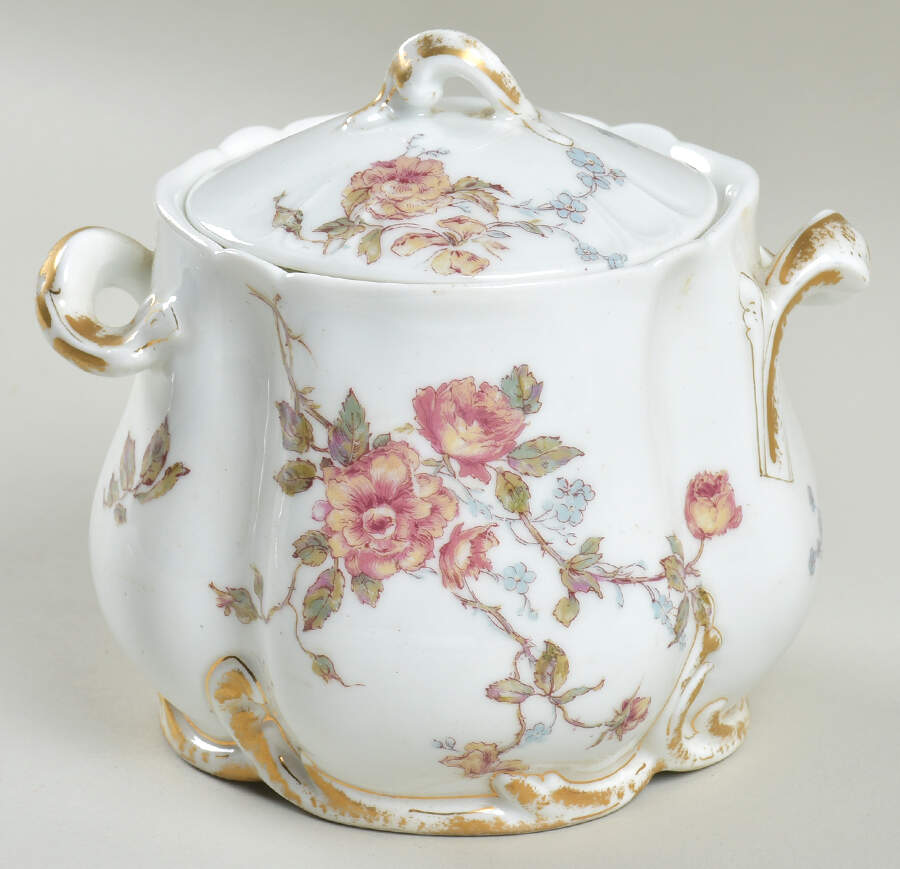 Schleiger 266B Sugar Bowl & Lid by Haviland-1