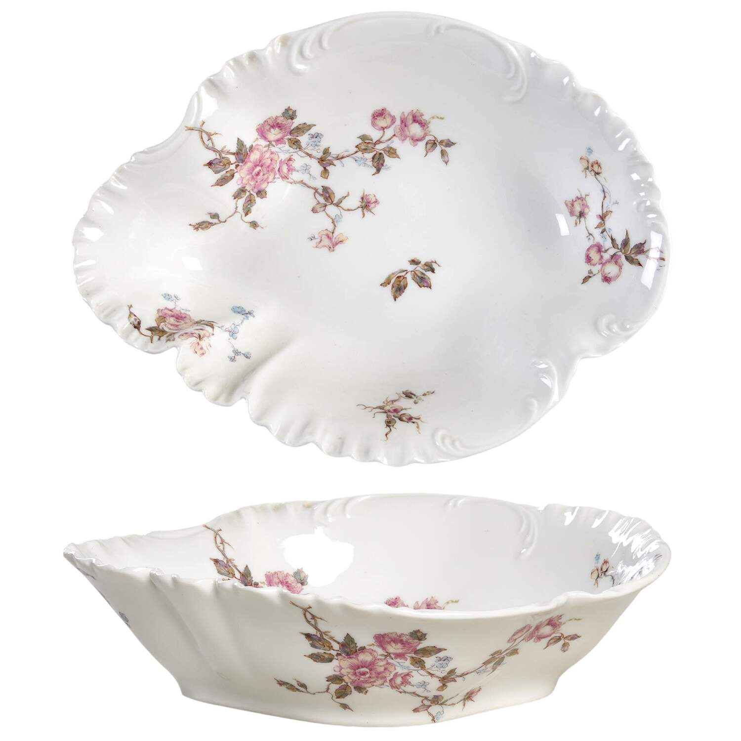 Schleiger 266B 9" Oval Vegetable Bowl by Haviland-1
