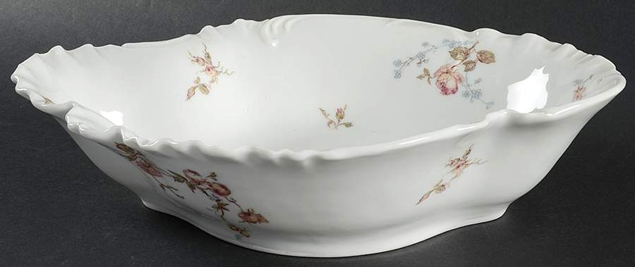 Schleiger 266B 11" Oval Vegetable Bowl by Haviland-1
