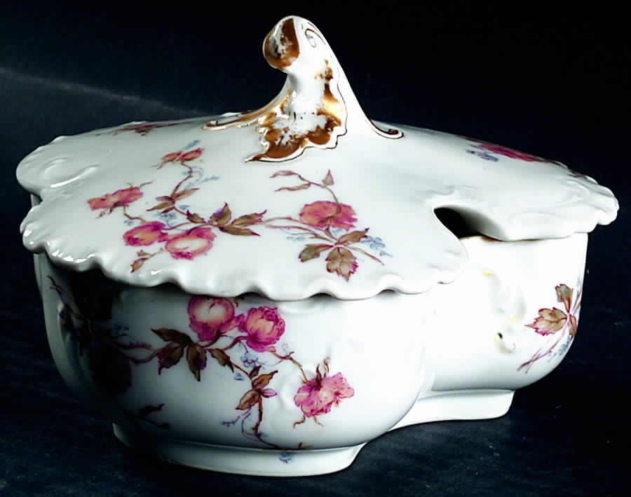 Schleiger 266B Butter Box & Lid by Haviland-1