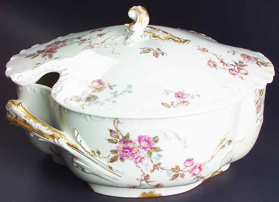 Schleiger 266B Tureen &  Lid by Haviland-1