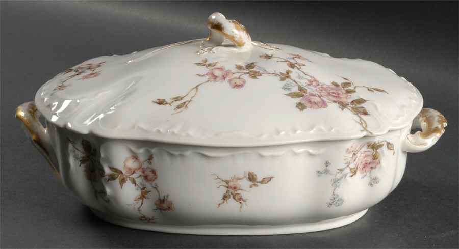 Schleiger 266B Oval Covered Vegetable by Haviland-1