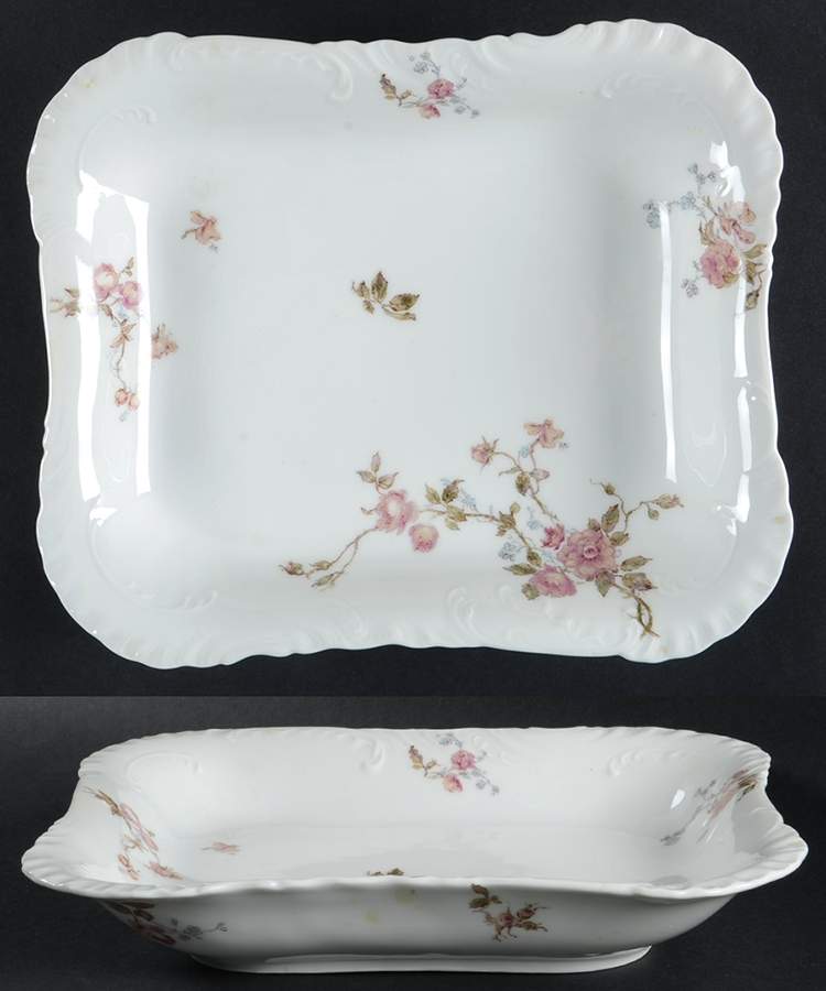 Schleiger 266B 10" Rectangular Vegetable Bowl by Haviland-1