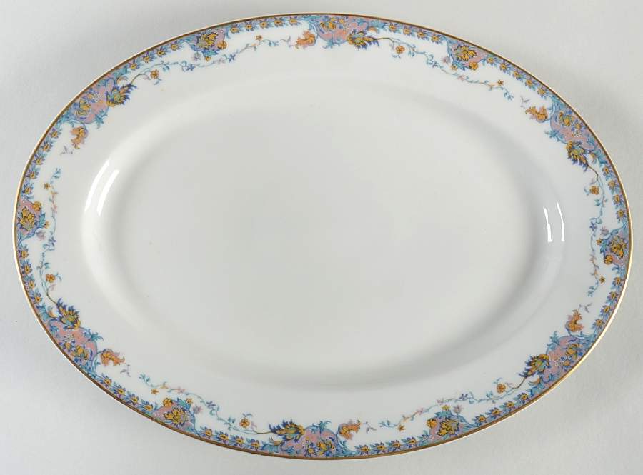 Schleiger 268a 13" Oval Serving Platter by Haviland-1