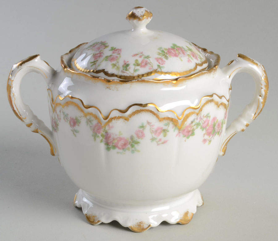 Schleiger 270 Oversize Sugar Bowl & Lid by Haviland-1