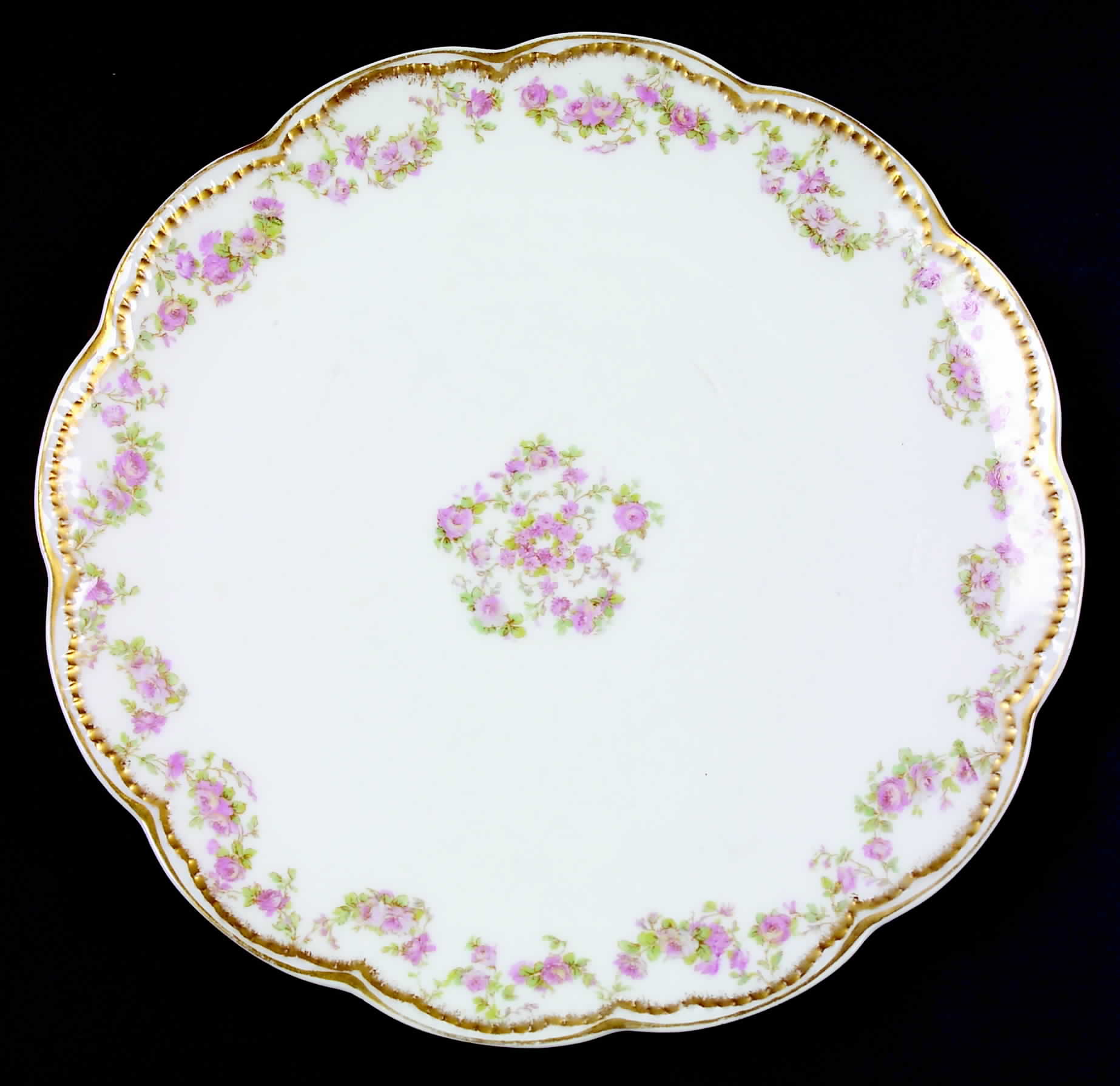 Schleiger 270 Coupe Luncheon Plate by Haviland-1
