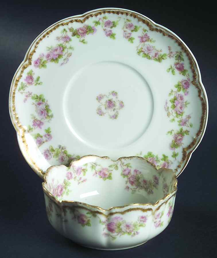 Schleiger 270 Ramekin & Saucer Set by Haviland-1
