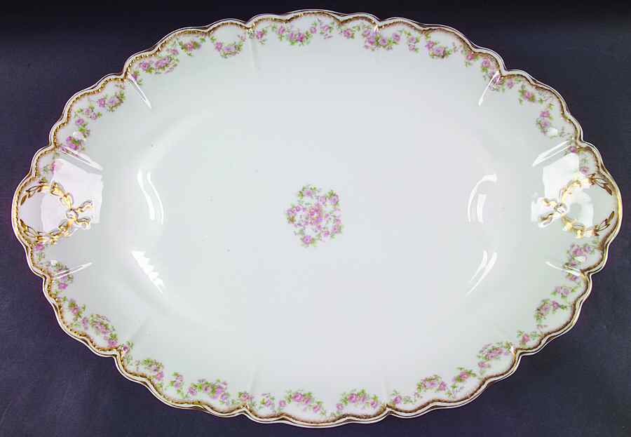 Schleiger 270 18" Oval Serving Platter by Haviland-1