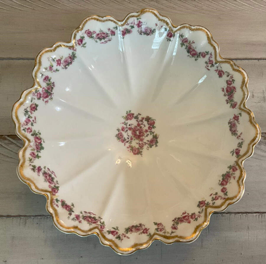 Schleiger 270A 9" Round Vegetable Bowl by Haviland-1