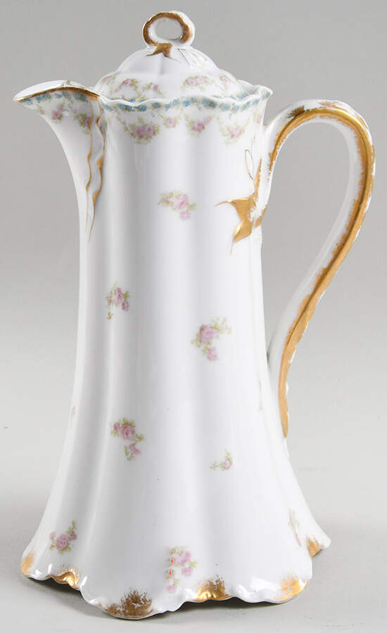 Schleiger 271 Chocolate Pot & Lid by Haviland-1