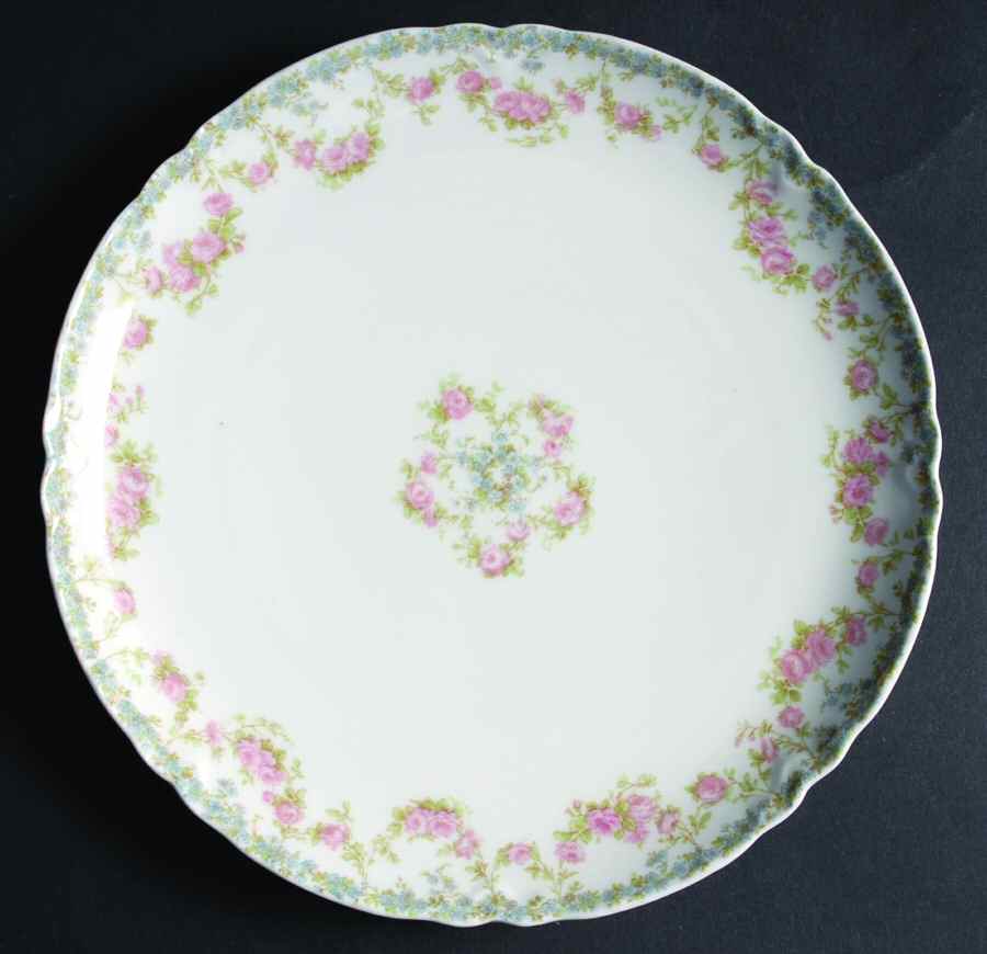 Schleiger 271 Coupe Luncheon Plate by Haviland-1