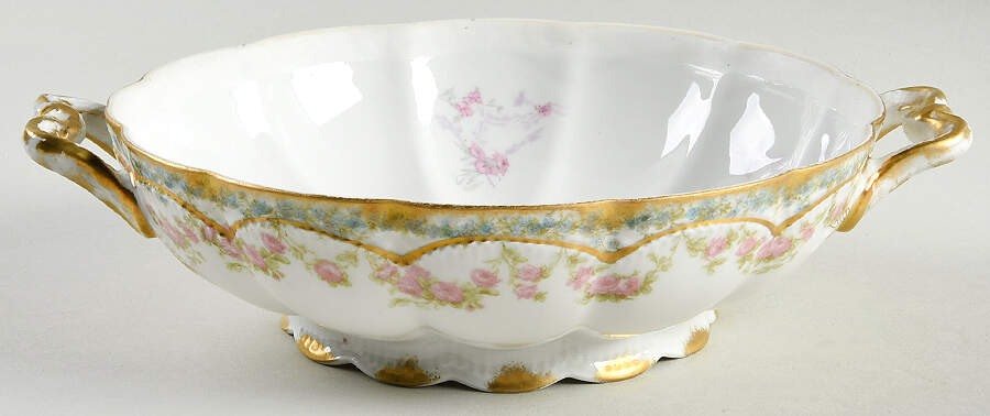 Schleiger 271A Round Vegetable No Lid by Haviland-1