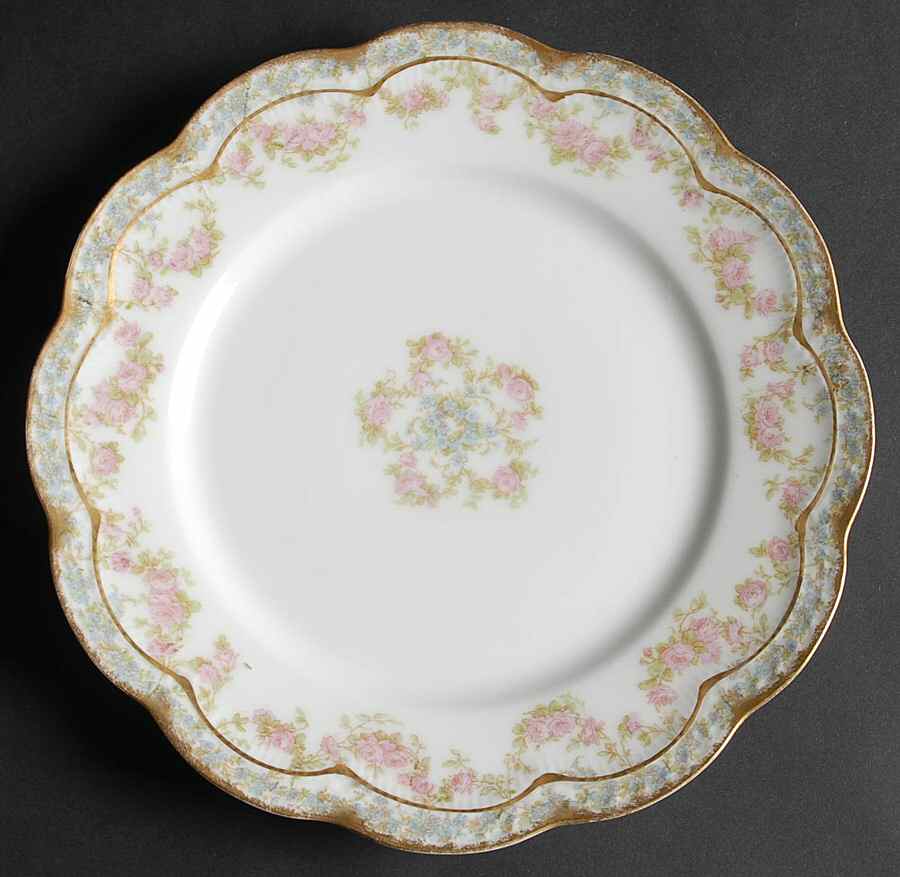 Schleiger 271A Luncheon Plate by Haviland-1