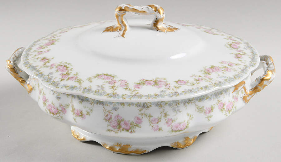 Schleiger 271B Round Covered Vegetable by Haviland-1