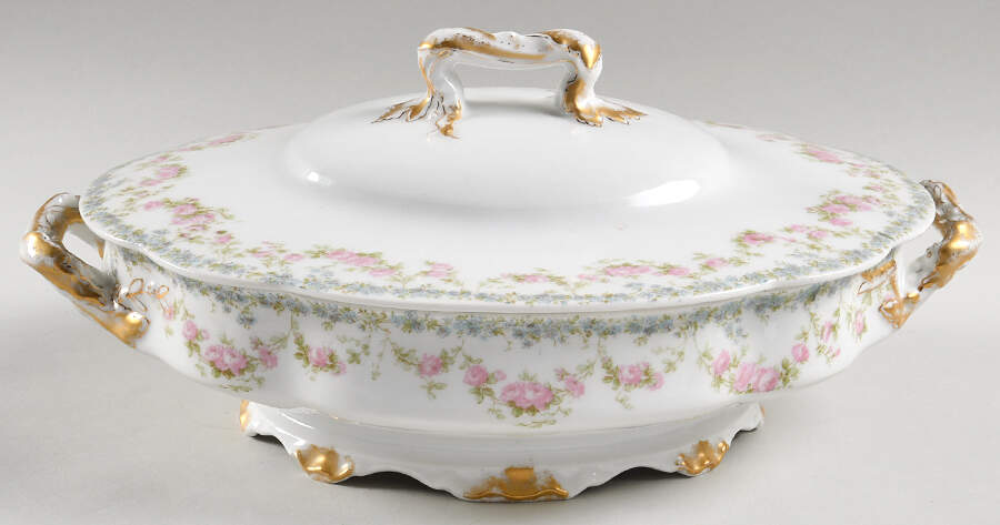 Schleiger 271B Oval Covered Vegetable by Haviland-1