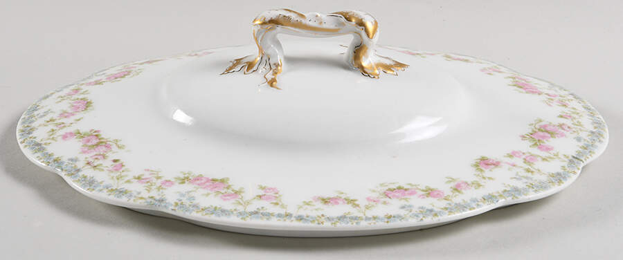 Schleiger 271B Lid for Oval Vegetable by Haviland-1