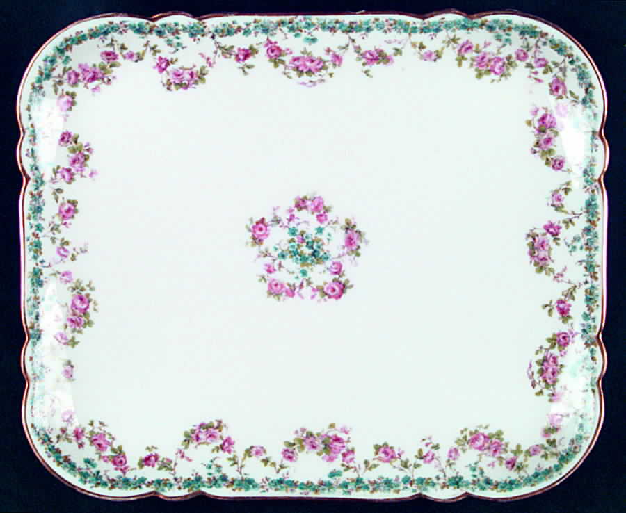 Schleiger 271C 9" Rectangular Serving Platter by Haviland-1