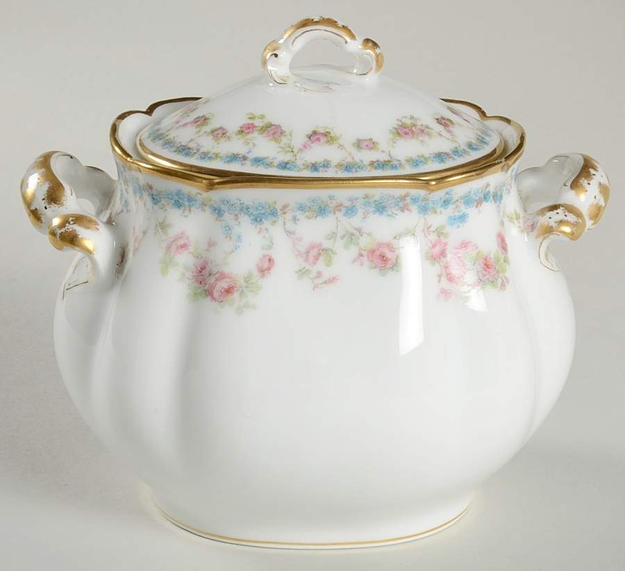 Schleiger 271C Sugar Bowl & Lid by Haviland-1