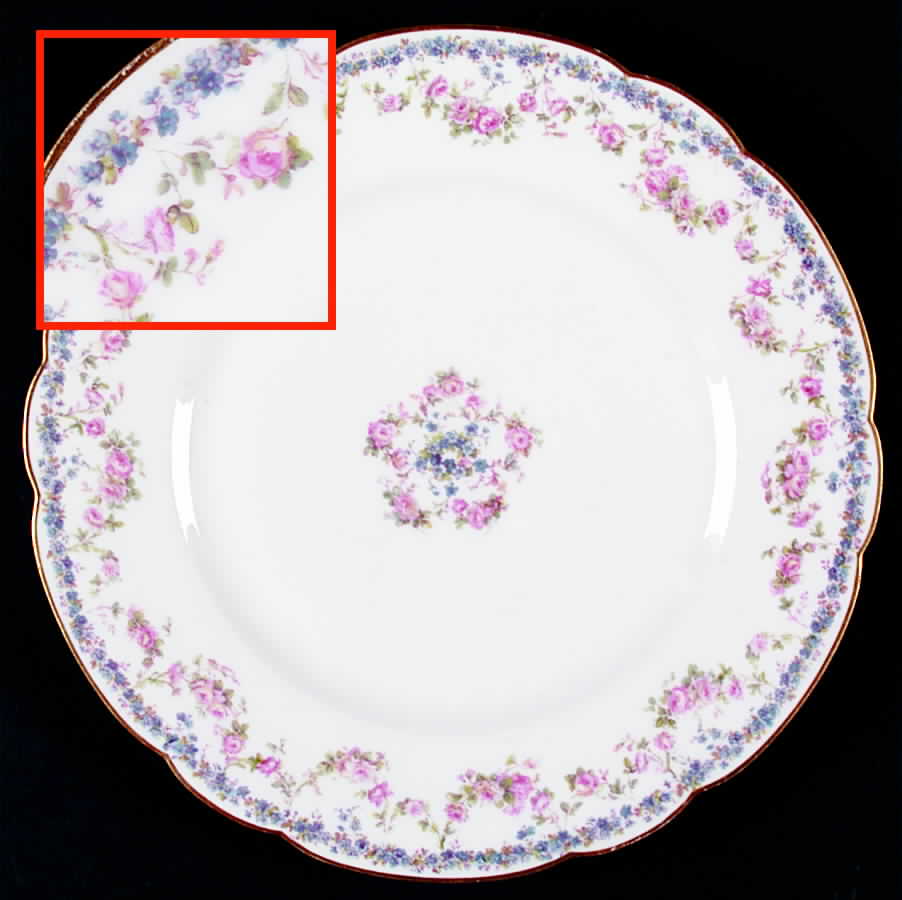 Schleiger 271C Dinner Plate by Haviland-1