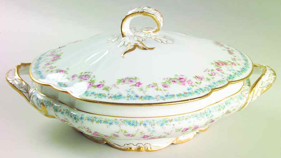 Schleiger 271C Round Covered Vegetable by Haviland-1