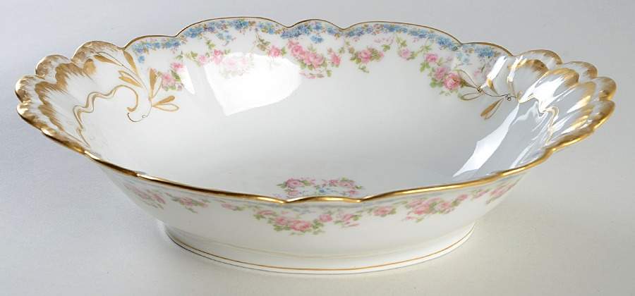 Schleiger 271C 10" Oval Vegetable Bowl by Haviland-1