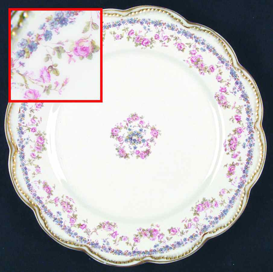 Schleiger 271f Dinner Plate by Haviland-1