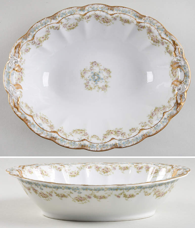 Schleiger 271H 9" Oval Vegetable Bowl by Haviland-1