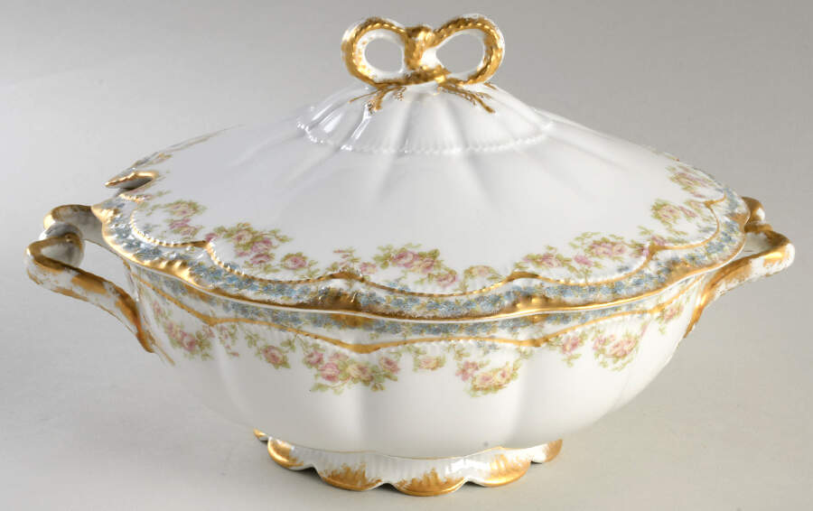 Schleiger 271H Round Covered Vegetable by Haviland-1