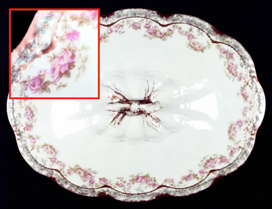 Schleiger 271H Lid for Oval Vegetable by Haviland-1