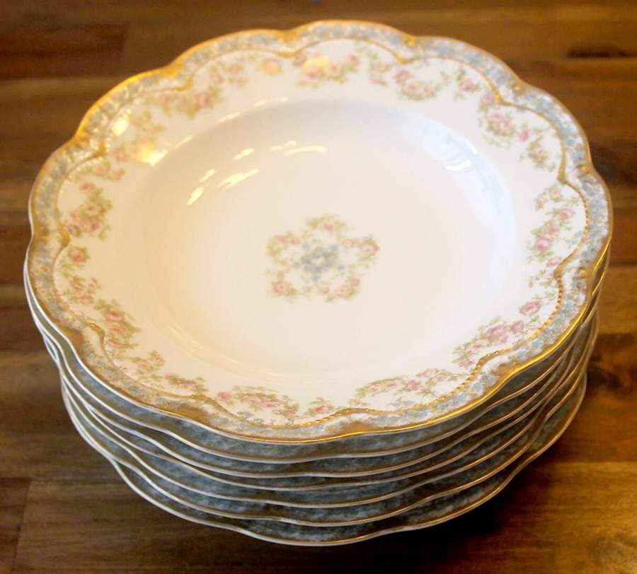 Schleiger 271H Large Rim Soup Bowl by Haviland-1
