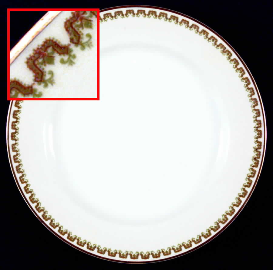 Schleiger 272 Dinner Plate by Haviland-1