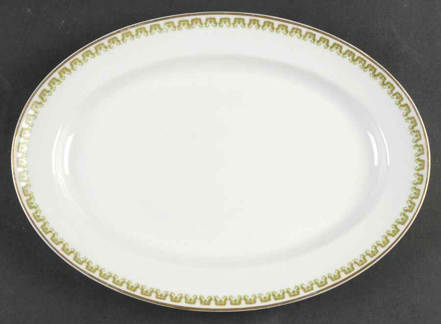 Schleiger 272 11" Oval Serving Platter by Haviland-1