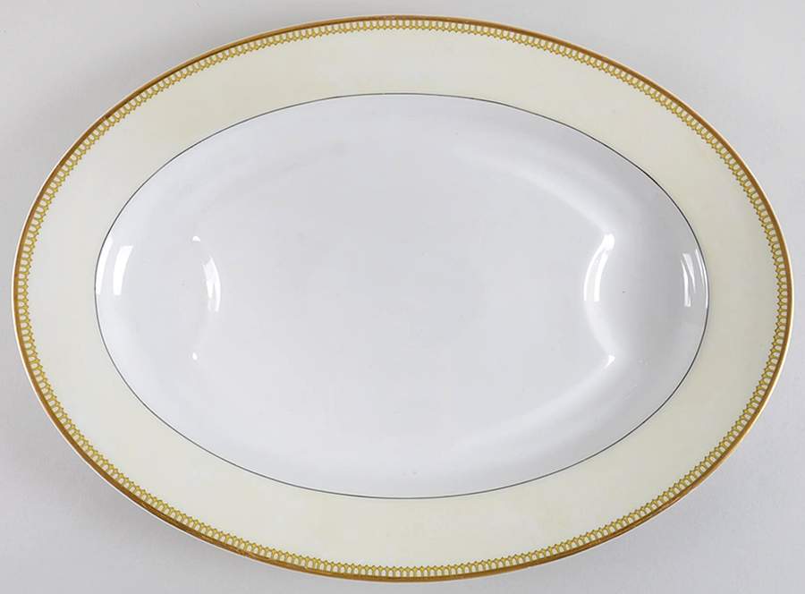 Schleiger 278 18" Oval Serving Platter by Haviland-1
