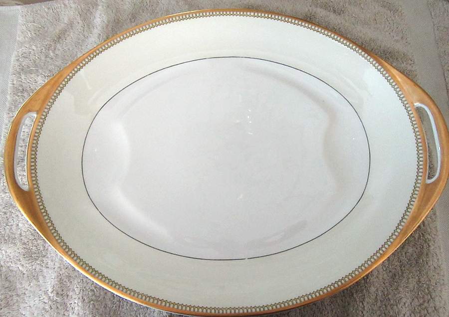Schleiger 278 18" Oval Serving Platter by Haviland-1
