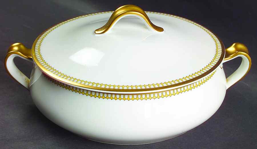 Schleiger 278A Round Covered Vegetable by Haviland-1