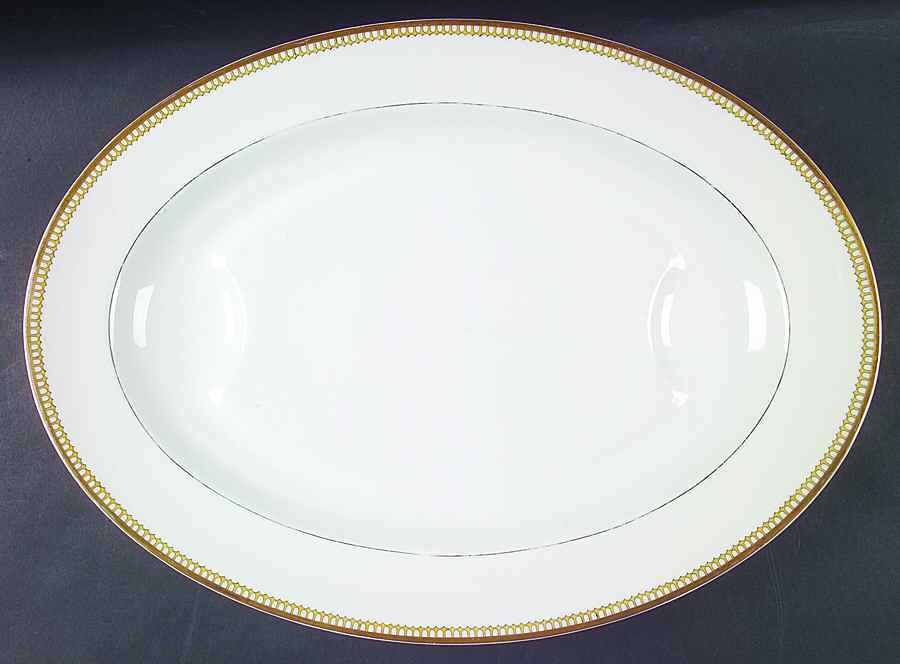 Schleiger 278A 18" Oval Serving Platter by Haviland-1