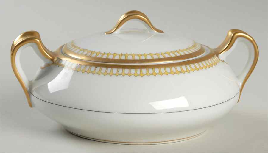 Schleiger 278A Sugar Bowl & Lid by Haviland-1
