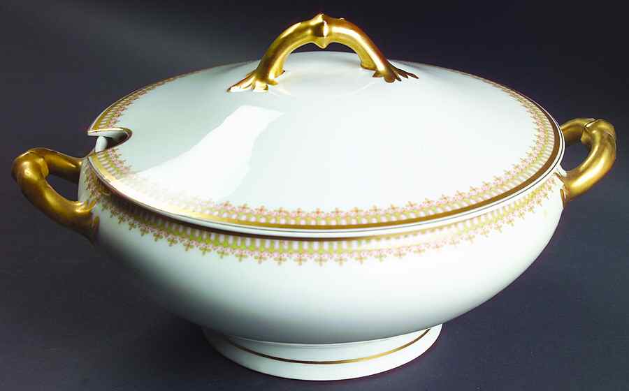 Schleiger 279 Tureen &  Lid by Haviland-1